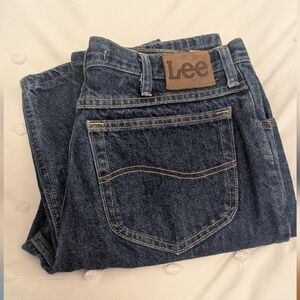 Lee Dark Blue Denim Jeans, 36x32